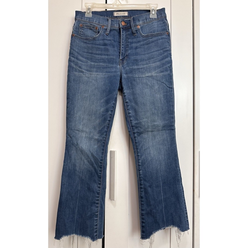 Madewell Women's Blue Cali Demi-Boot Jeans Size 28